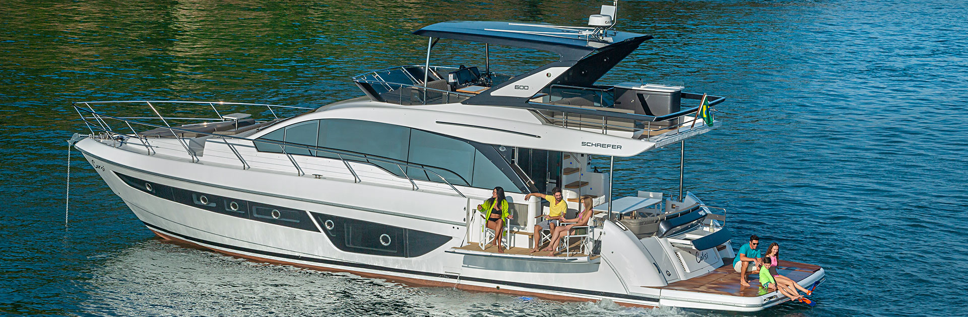 lancha a venda Nova Schaefer 600 barcos novos produzidos pelo estaleiro Schaefer Yachts