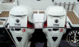 Lancha a venda Fishing 26 ano 2008 com dois motores Evinrude Etec 115HP barcos usados e seminovos