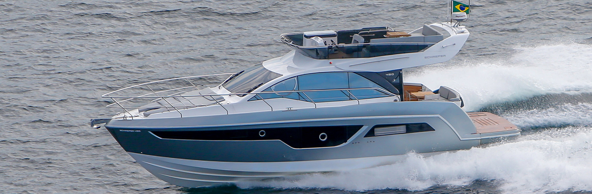 lancha a venda nova barcos novos estaleiro schaefer yachts modelo schaefer 450