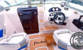 lancha a venda focker 255 fabricada pela fibrafort no ano de 2006 com um Mercury Optmax 225 HP
