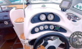 lancha a venda focker 255 fabricada pela fibrafort no ano de 2006 com um Mercury Optmax 225 HP